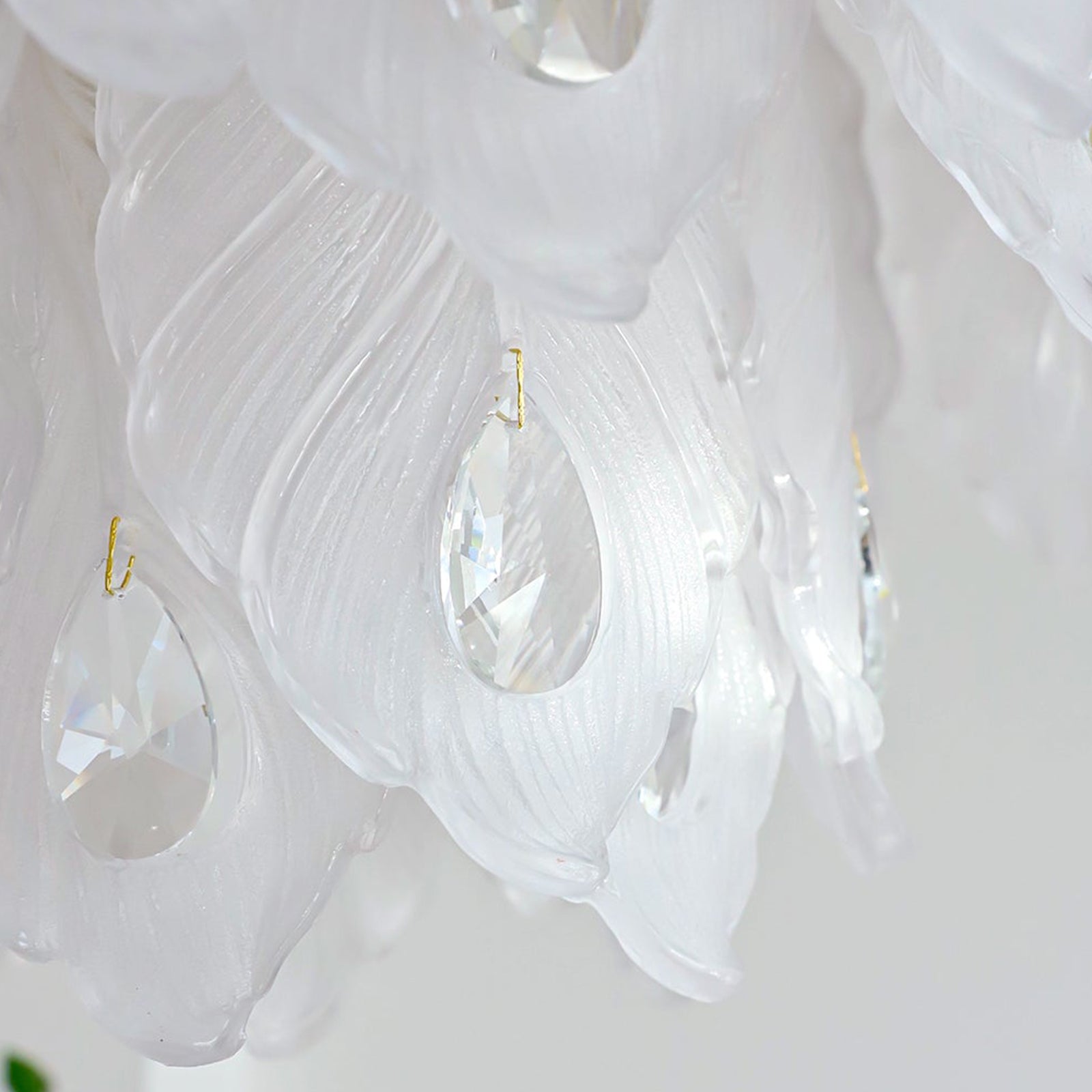 Faceted Crystal Teardrops