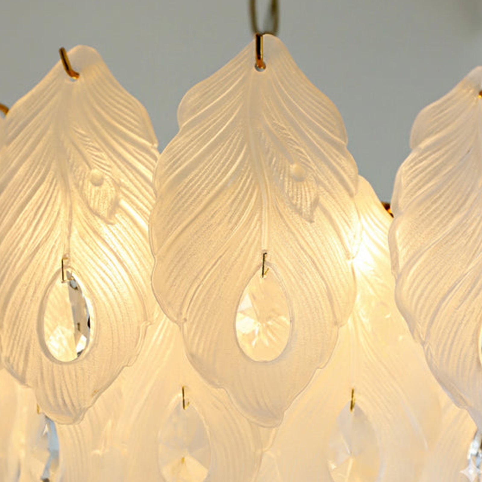 Artisan Etched Glass Plumes
