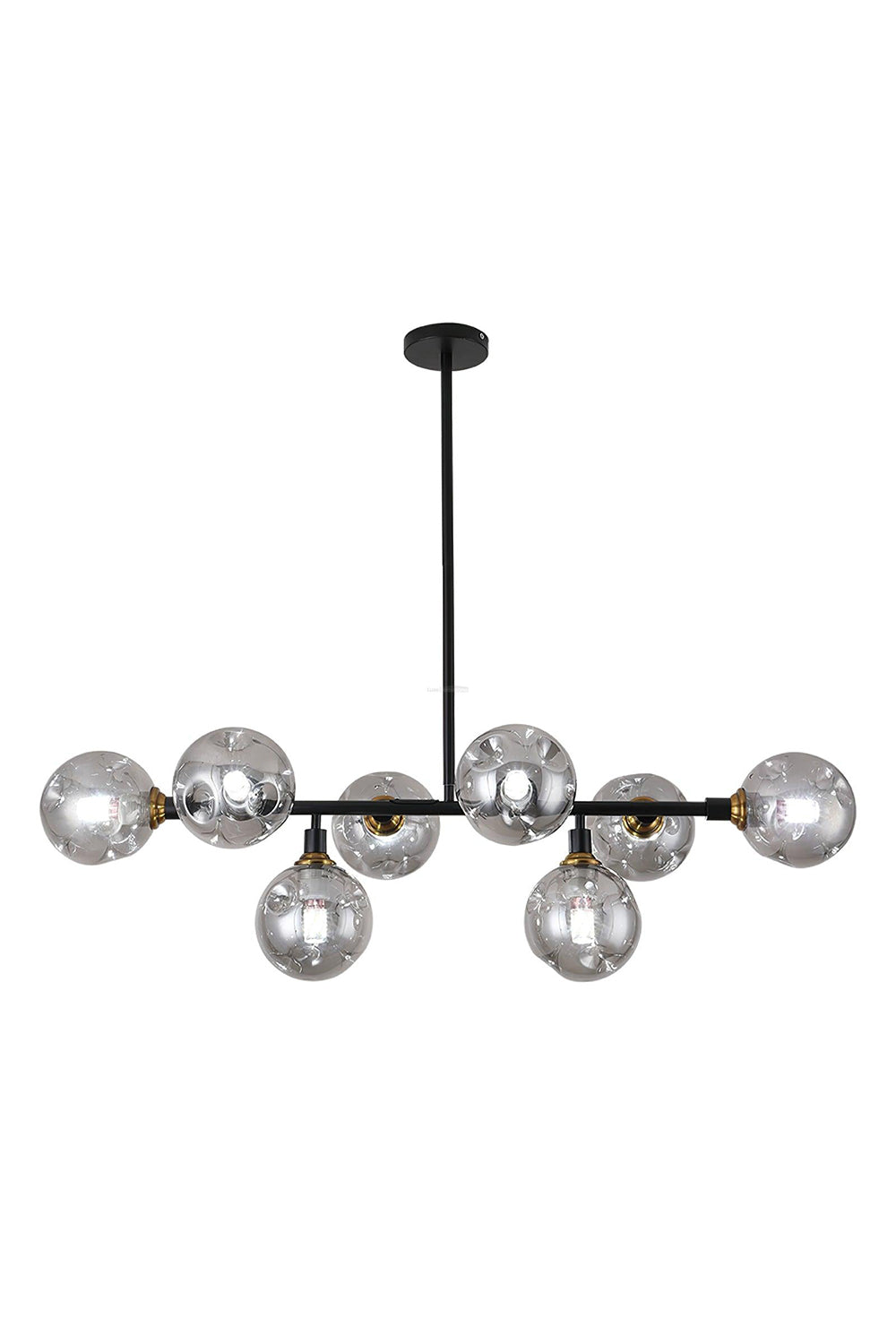 Primas Smoked Glass Linear Chandelier