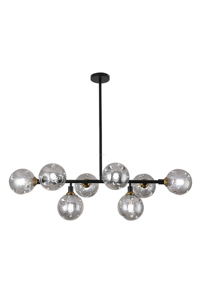 Primas Smoked Glass Linear Chandelier