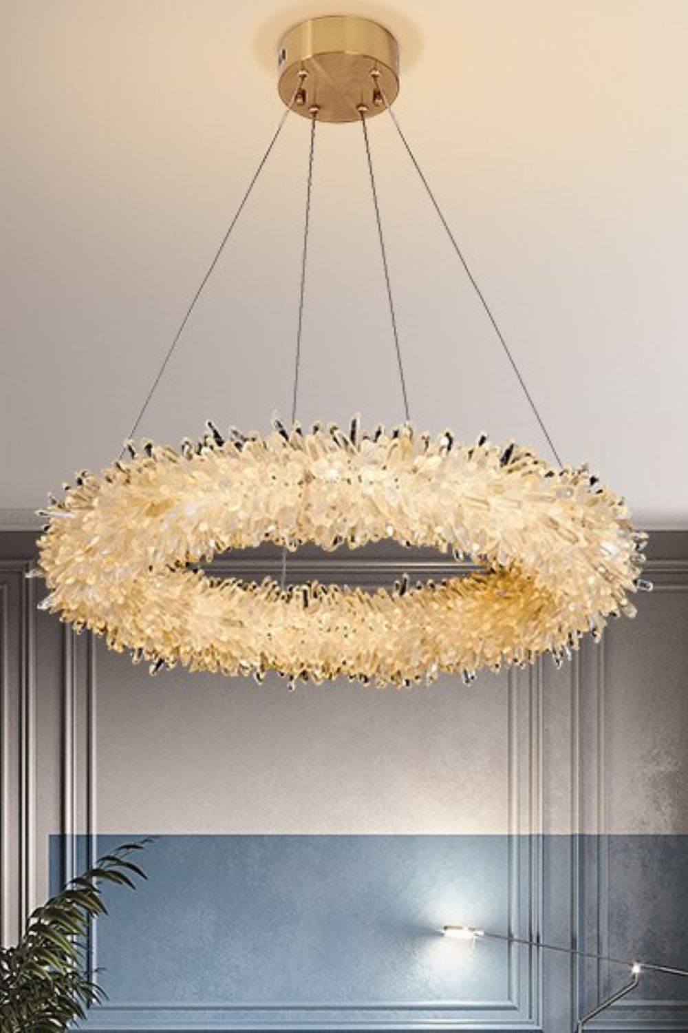 Quartz Crystal Chandelier - SamuLighting