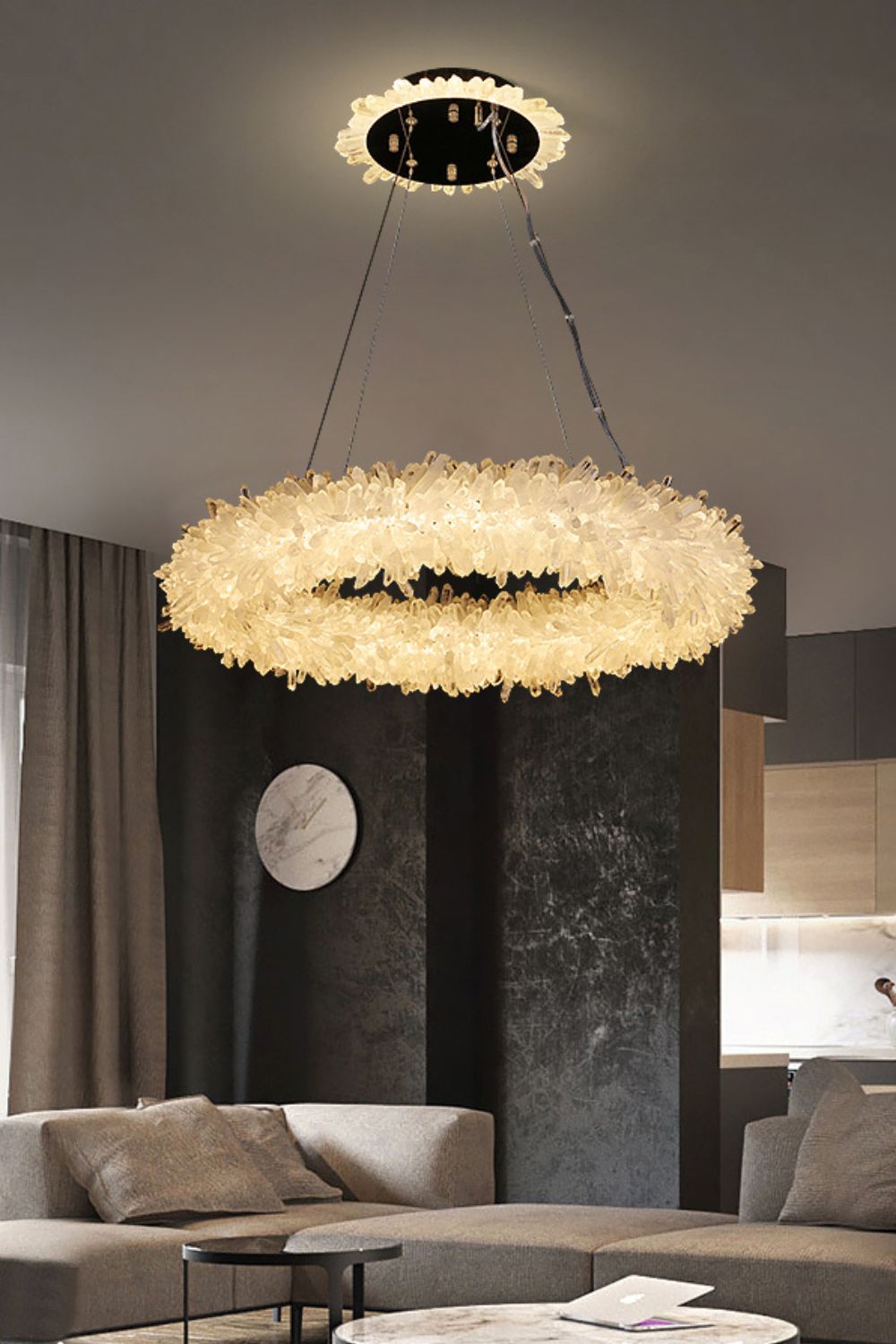 Quartz Crystal Chandelier - SamuLighting