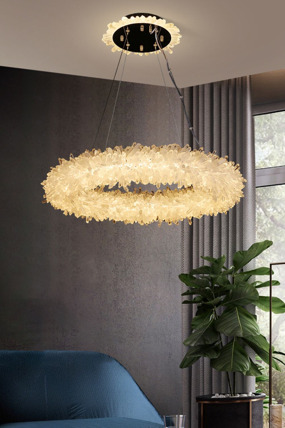 Quartz Crystal Chandelier - SamuLighting