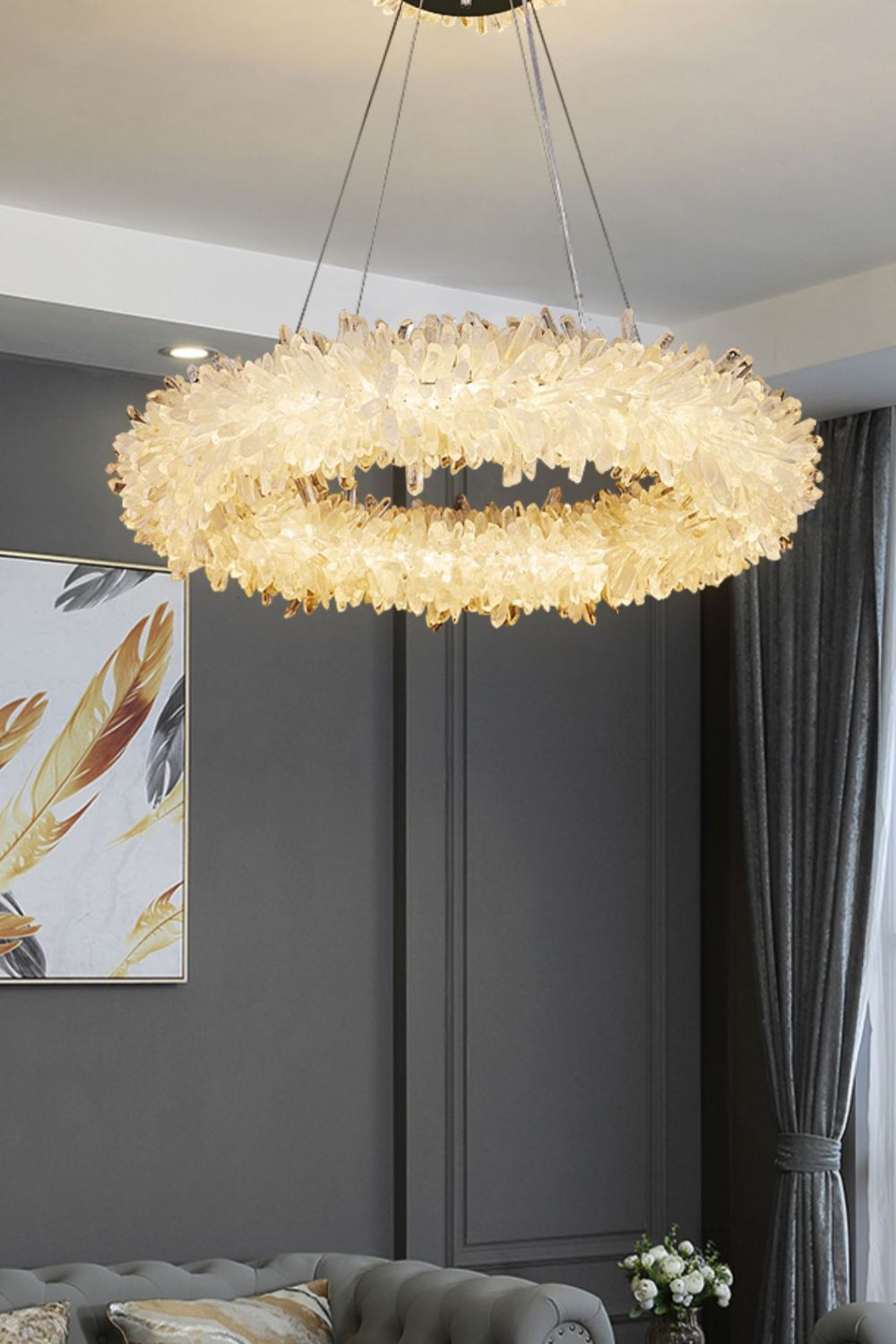 Quartz Crystal Chandelier - SamuLighting