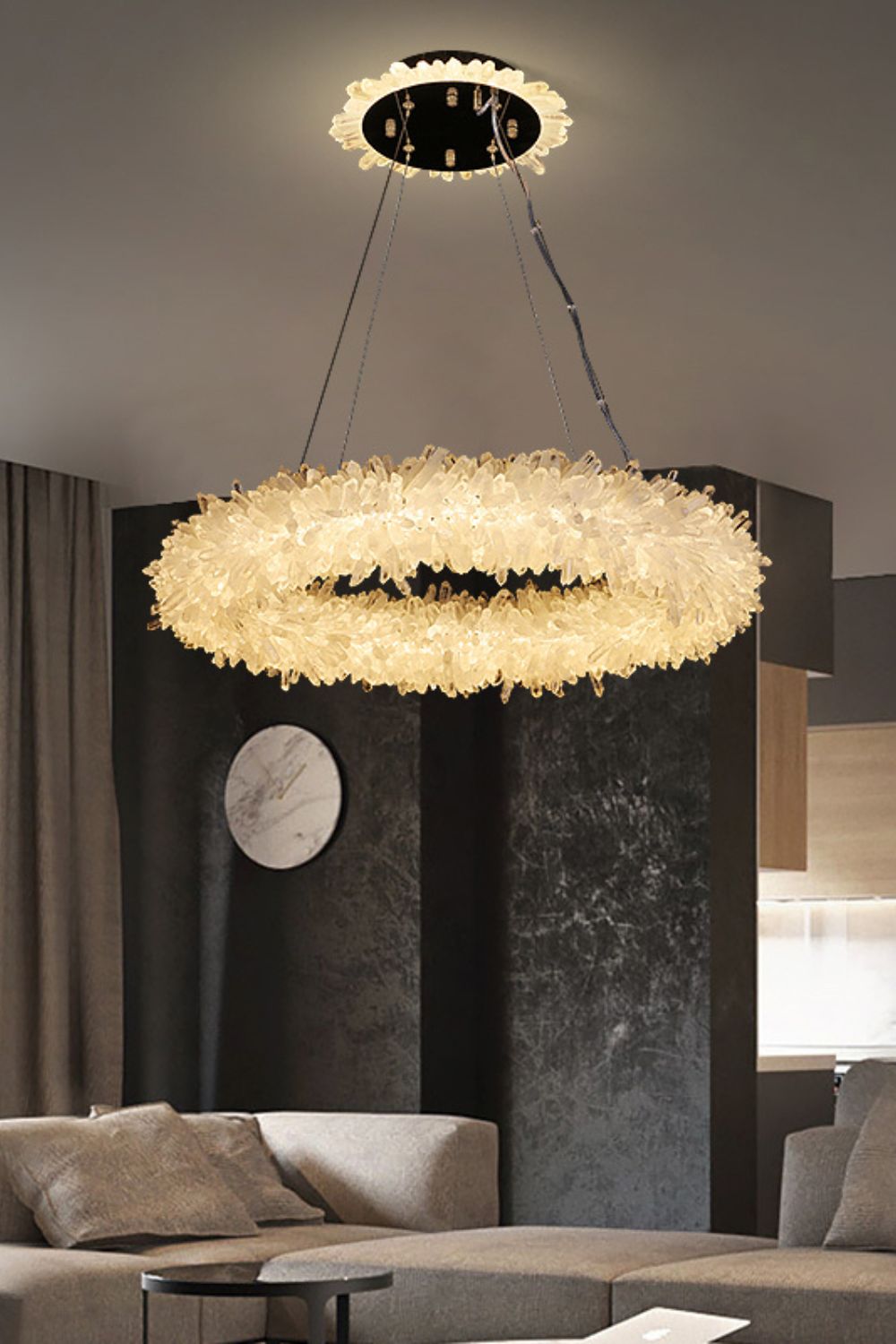 Quartz Crystal Chandelier - SamuLighting