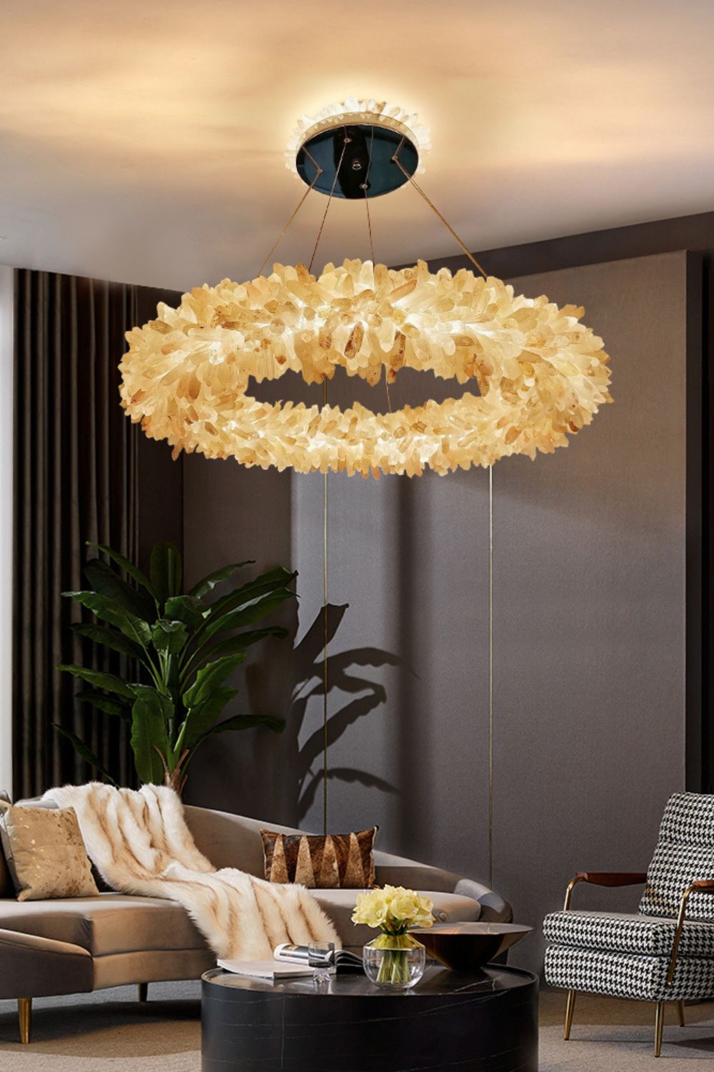 Quartz Crystal Chandelier - SamuLighting