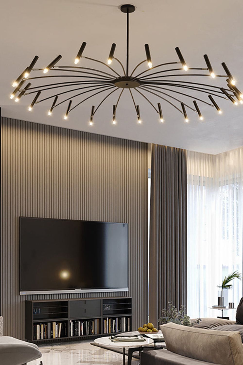 Radial Modern Chandelier