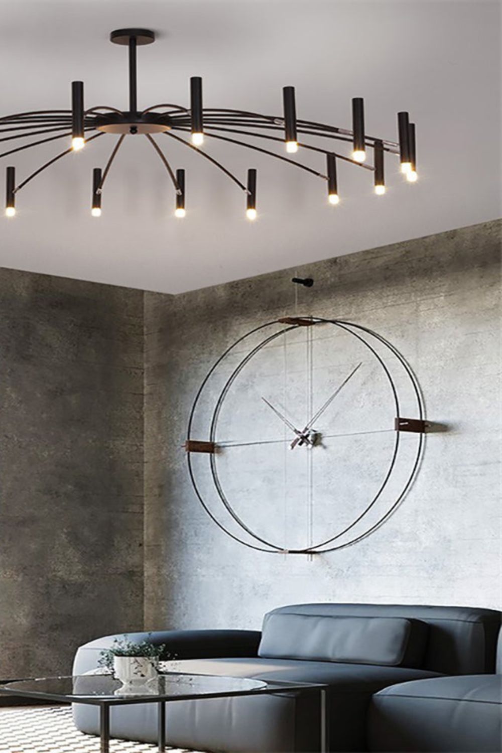 Radial Modern Chandelier