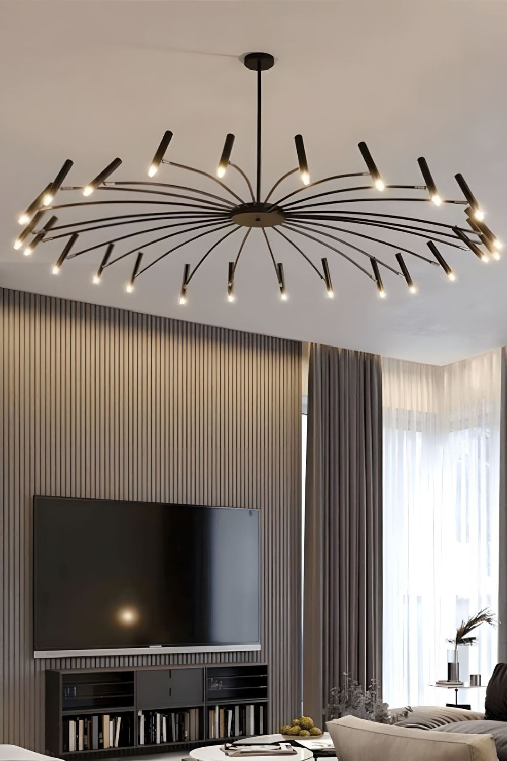 Radial Modern Chandelier