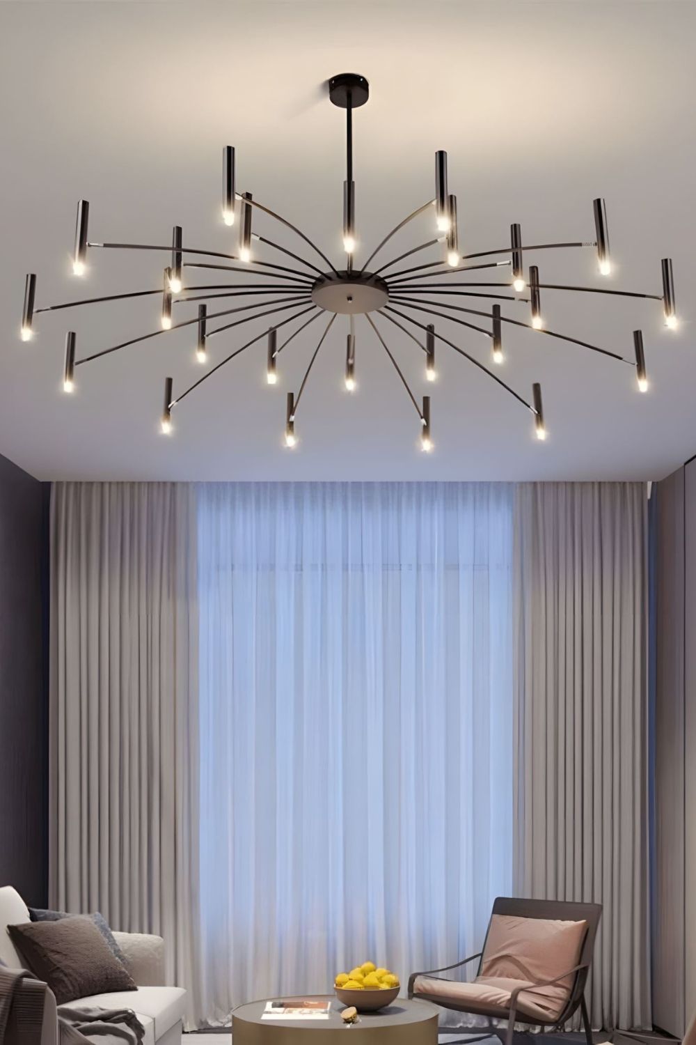 Radial Modern Chandelier