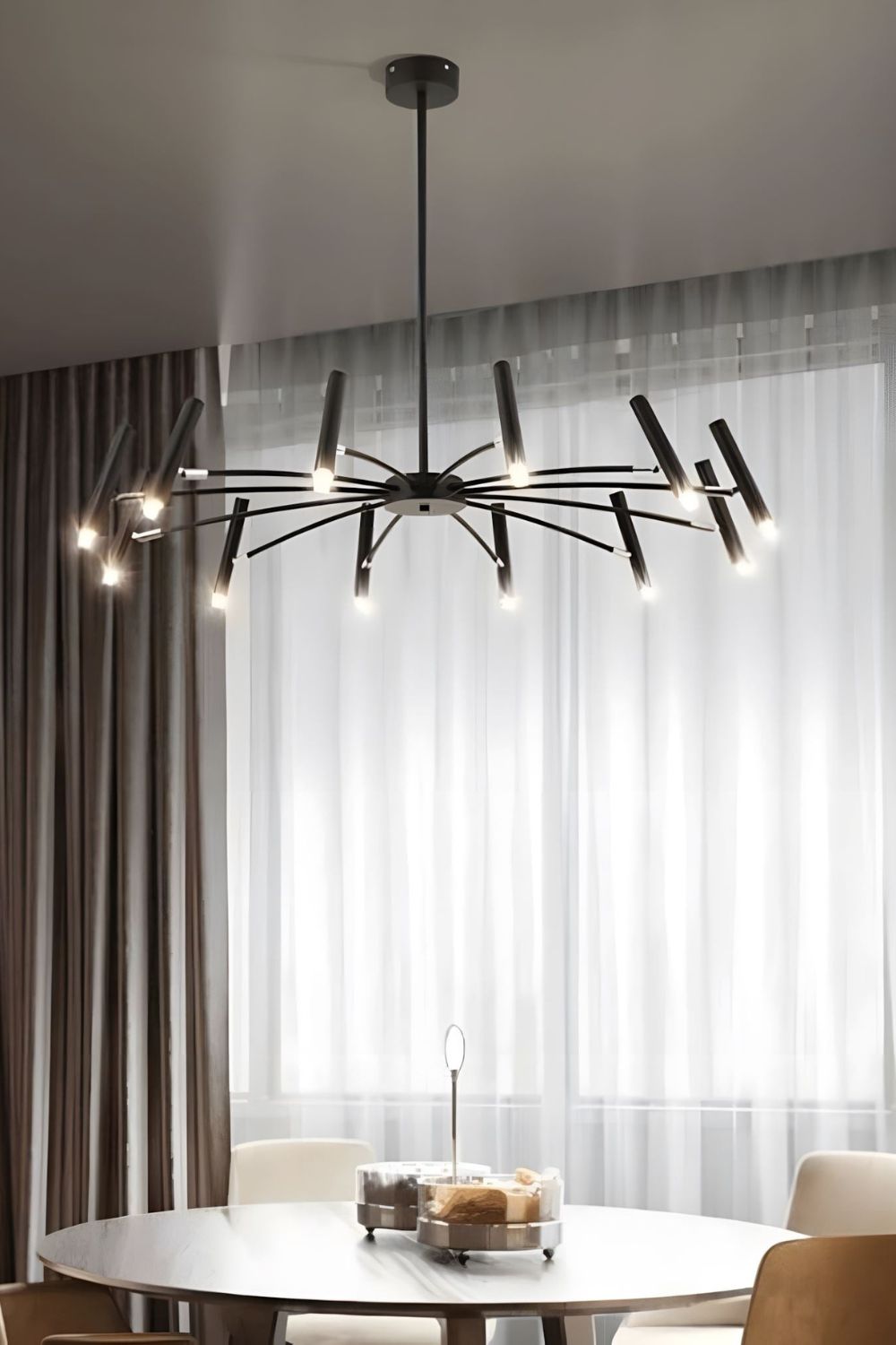 Radial Modern Chandelier