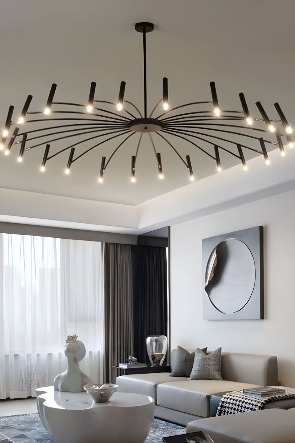 Radial Modern Chandelier