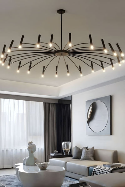 Radial Modern Chandelier