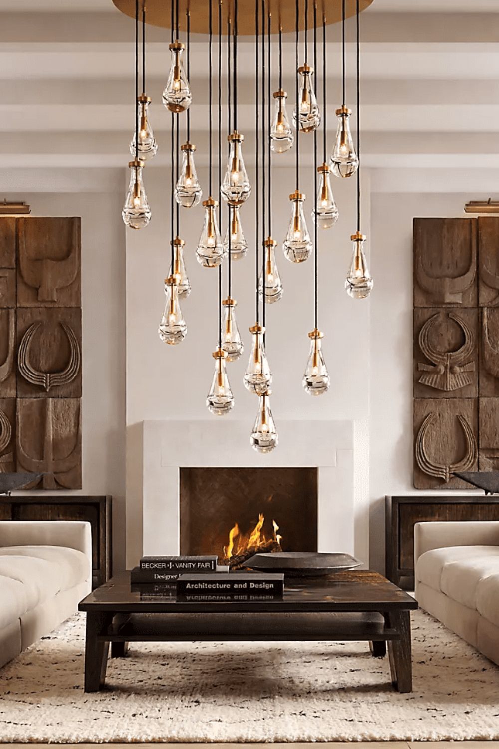 Raindrop Crystal Chandelier Living Room Dining Room Chandelier ...