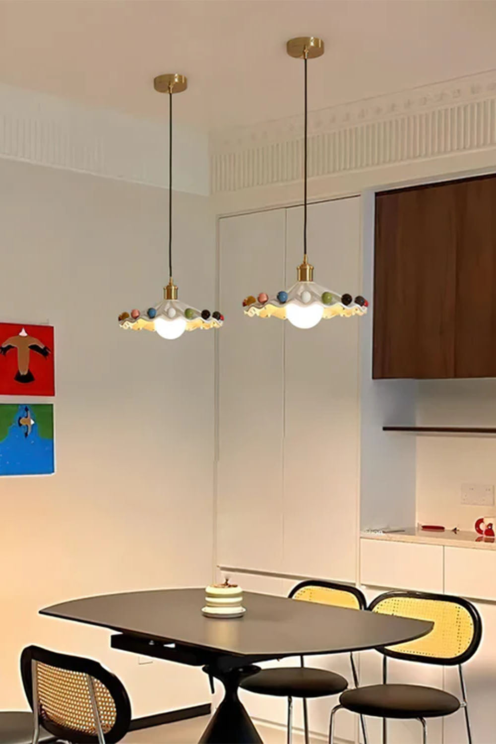 Dopamine Rainbow Wave Pendant Light