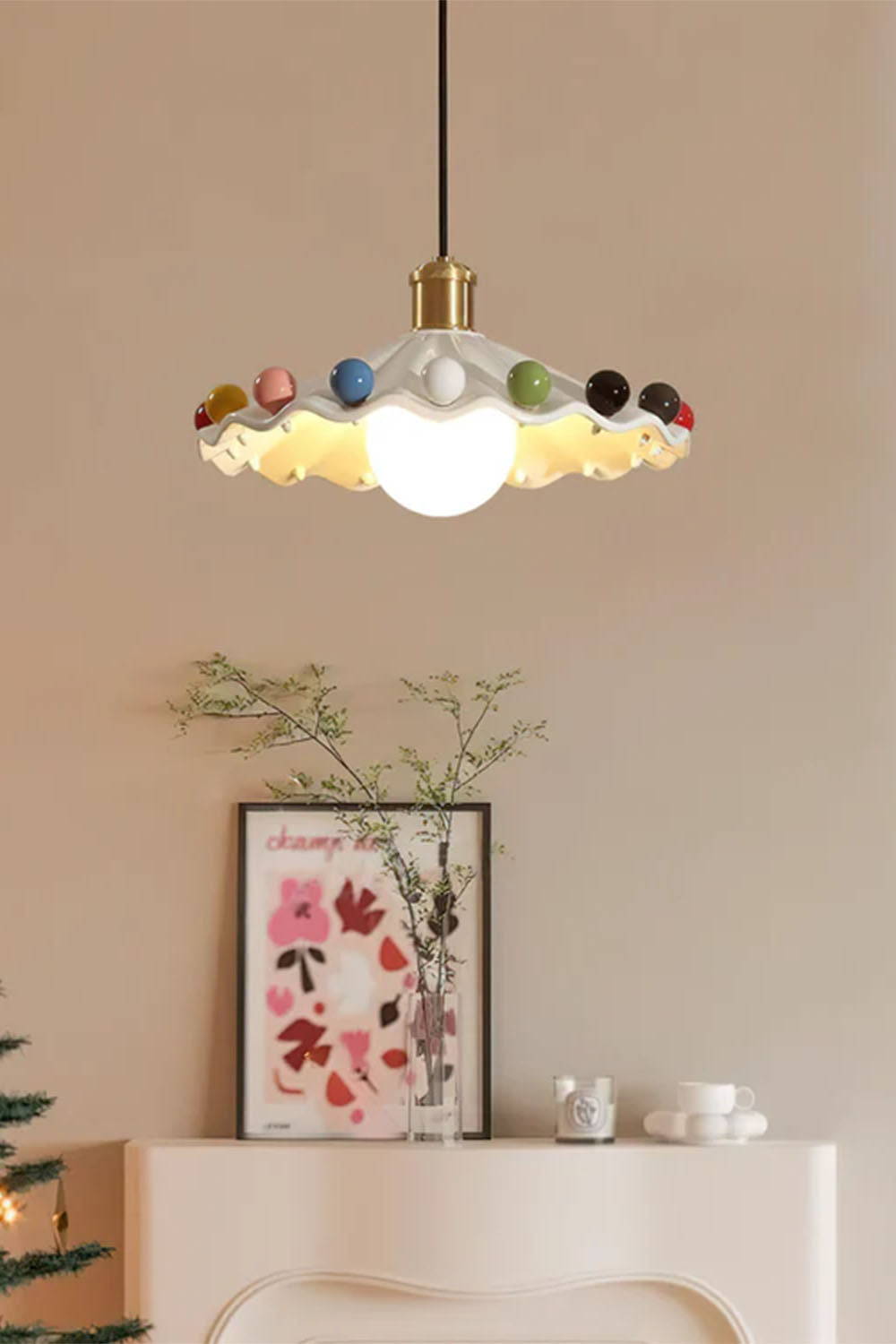 Dopamine Rainbow Wave Pendant Light