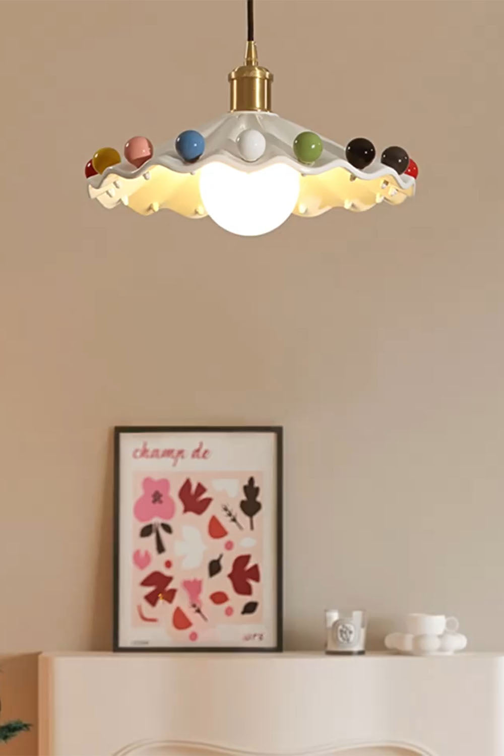 Dopamine Rainbow Wave Pendant Light
