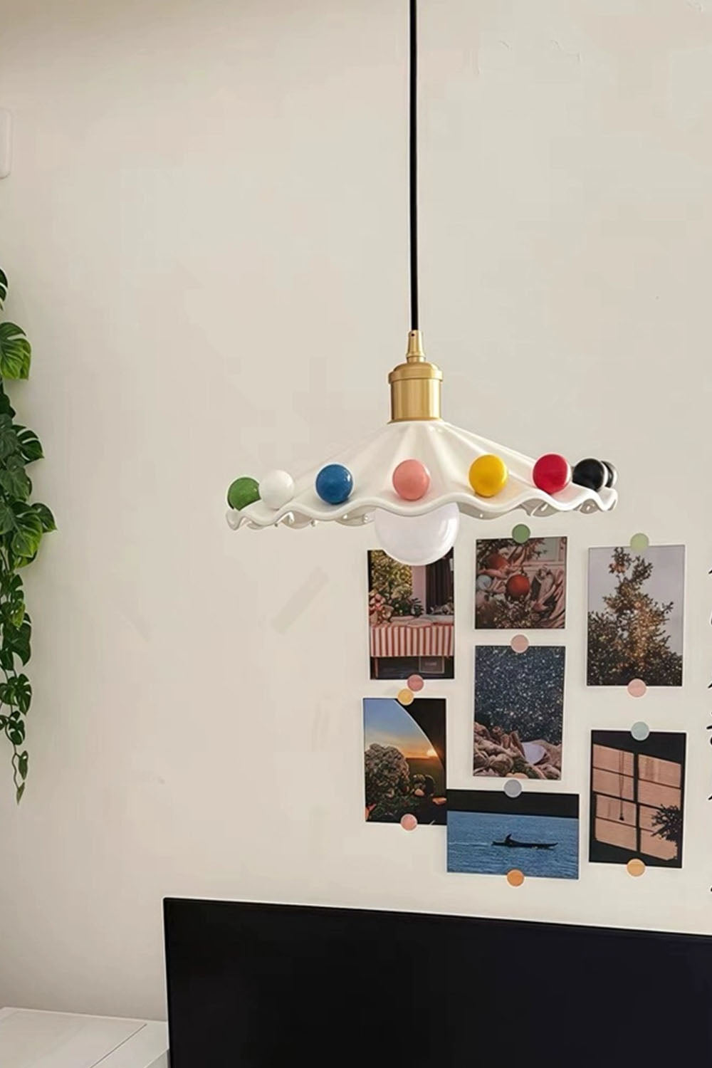 Dopamine Rainbow Wave Pendant Light