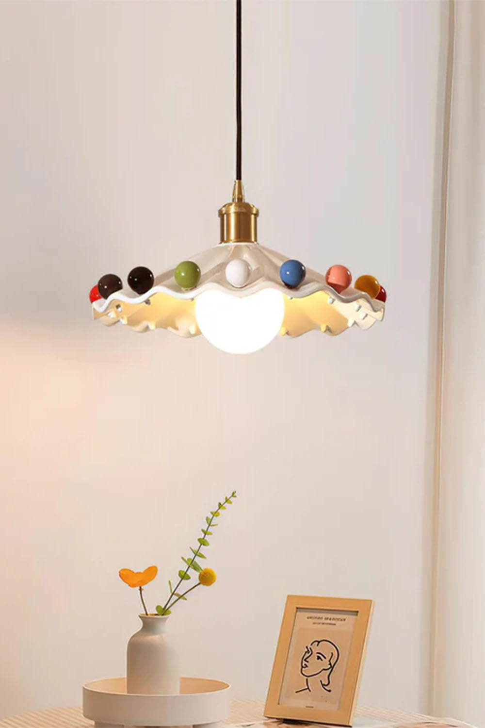 Dopamine Rainbow Wave Pendant Light