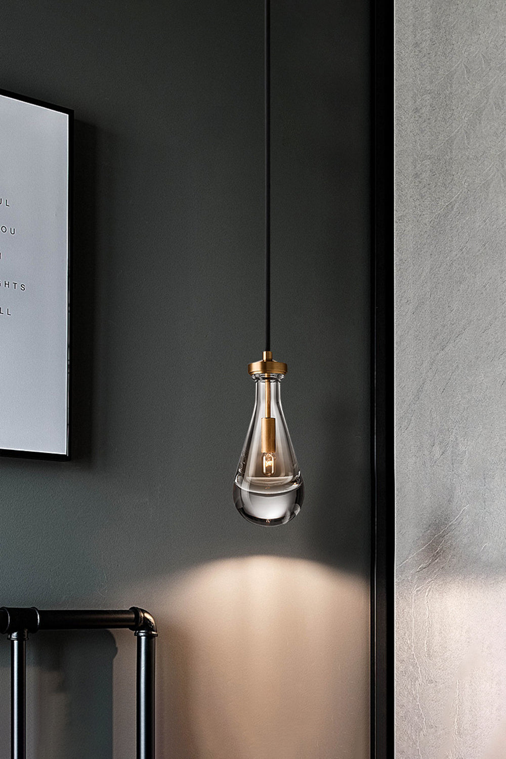 Raindrop Linear Chandelier