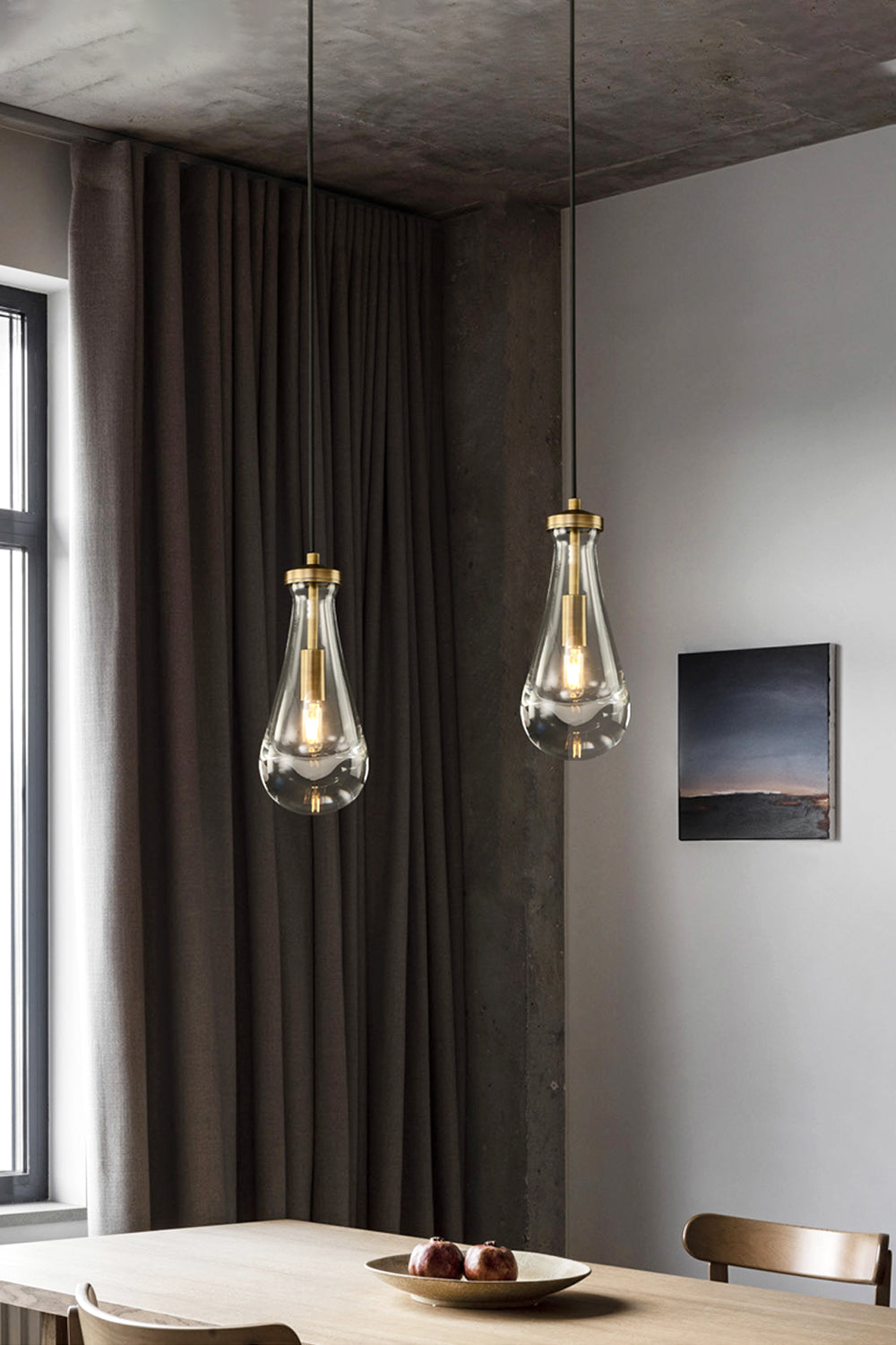 Raindrop Linear Chandelier