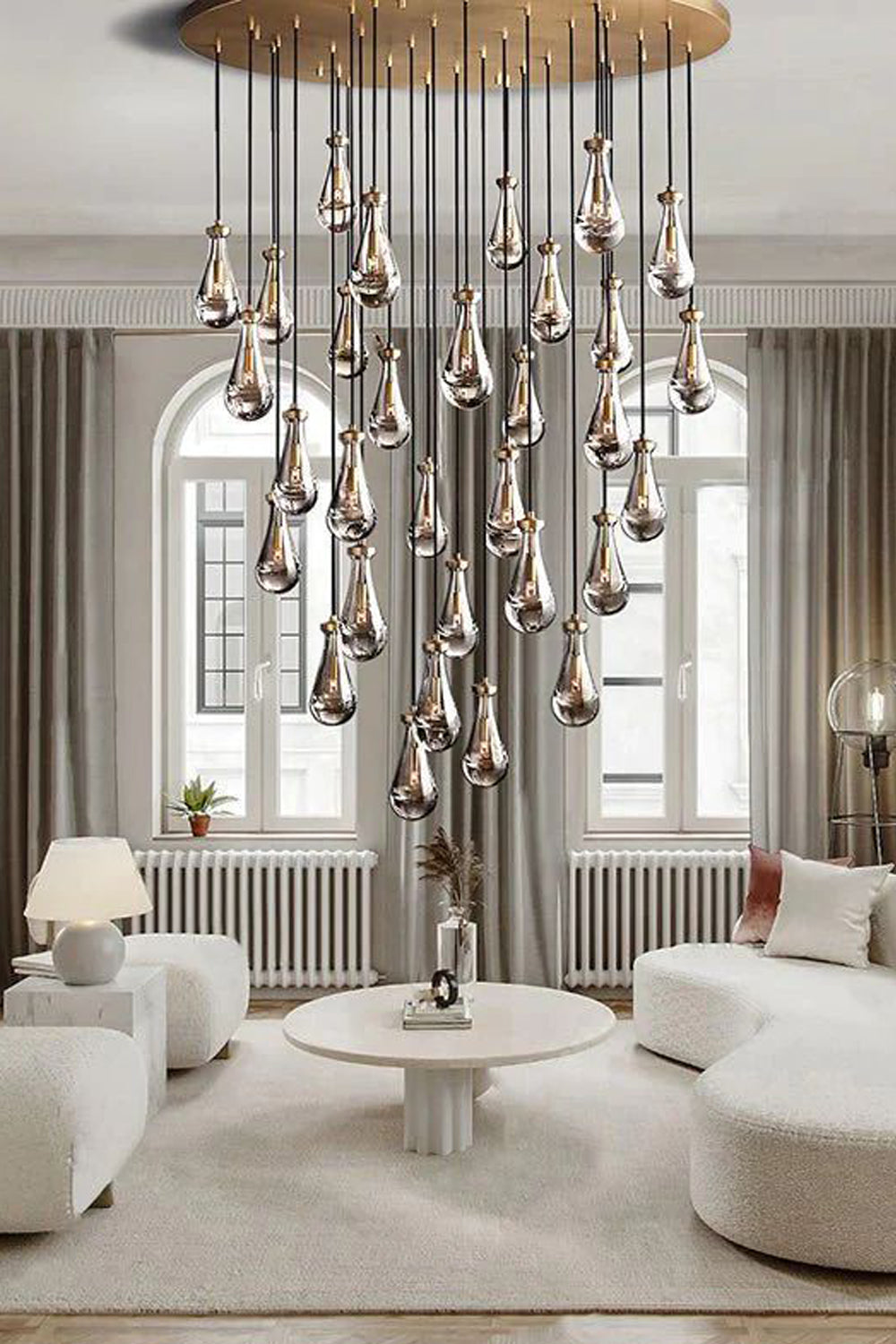 Raindrop Linear Chandelier