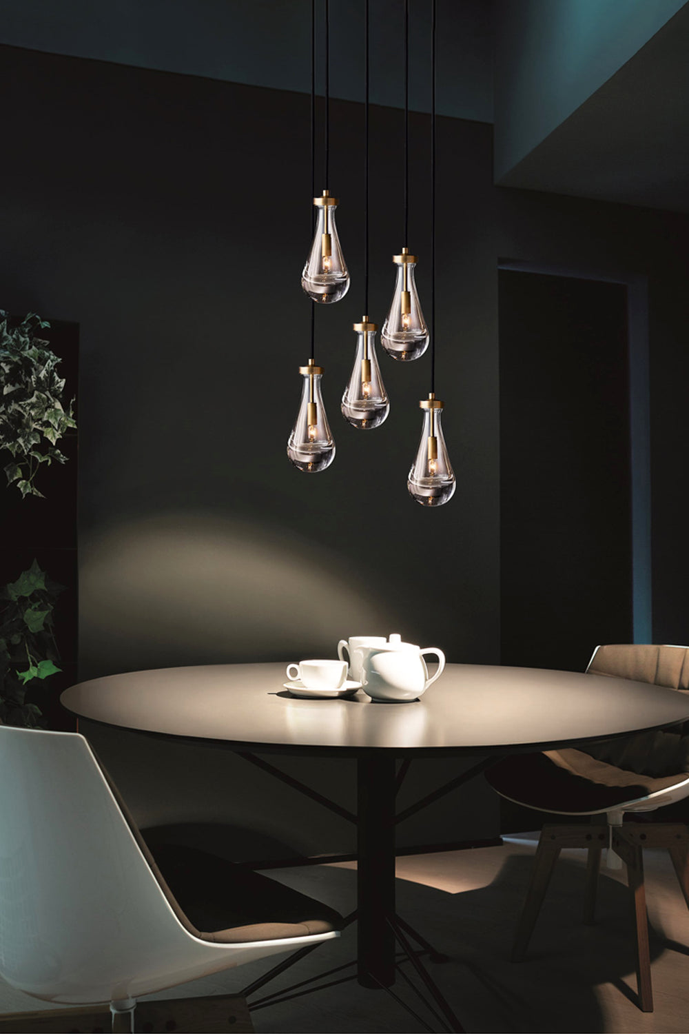 Raindrop Linear Chandelier