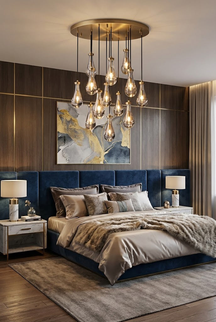 Raindrop Linear Chandelier