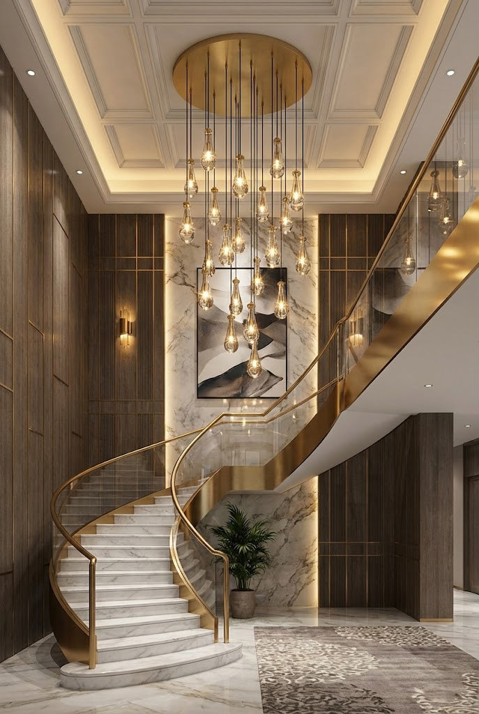 Raindrop Linear Chandelier