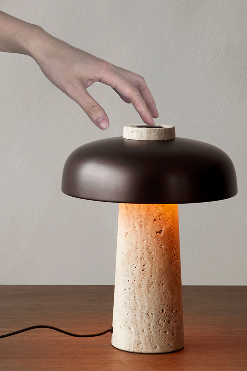 Reverse Mushroom Table Lamp