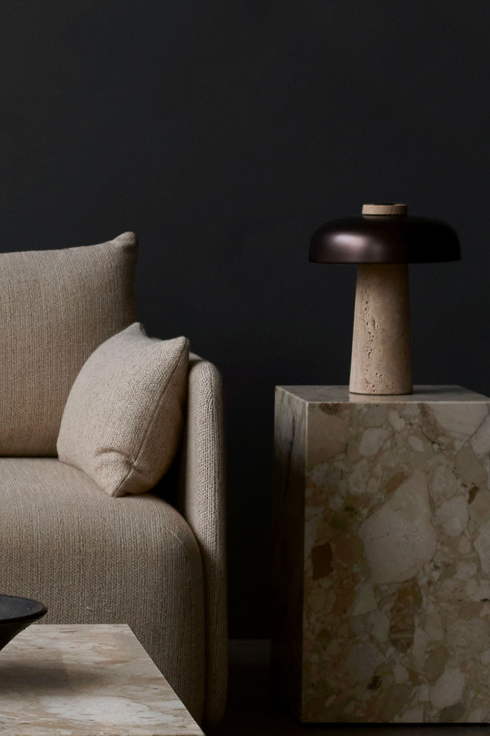 Reverse Mushroom Table Lamp