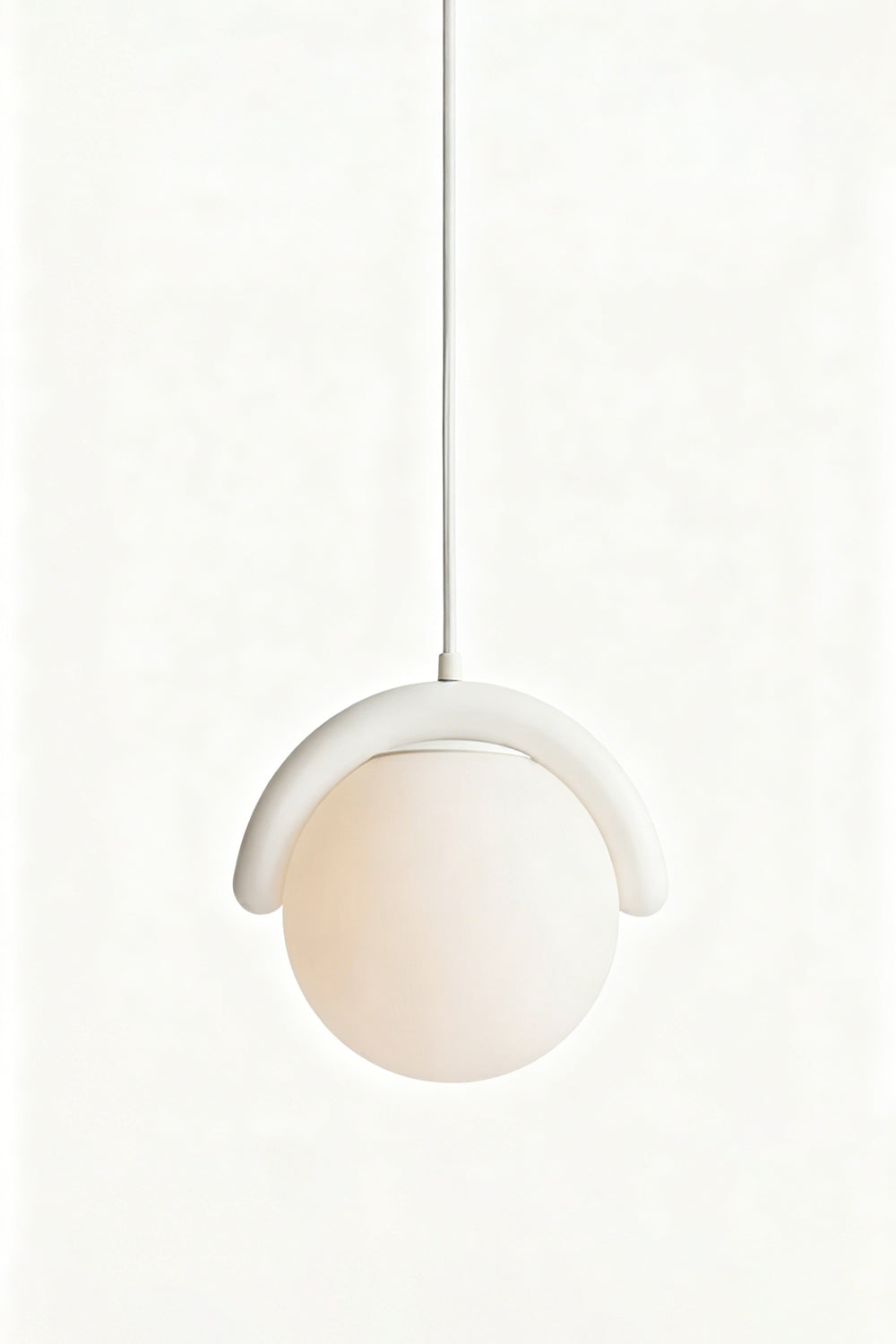 Rhythmic Flow Glass Pendant Lamp| Metal, Glass | Vibrant color version isolated on white | Samu Lamp