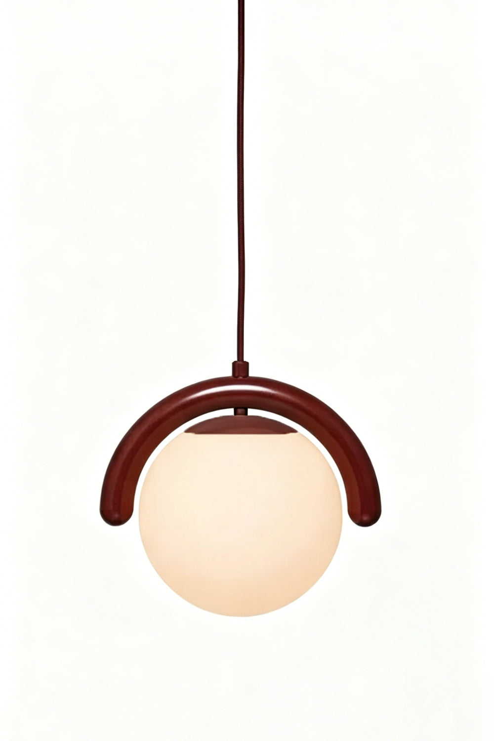 Rhythmic Flow Glass Pendant Lamp| Metal, Glass | Vibrant color version isolated on white | Samu Lamp