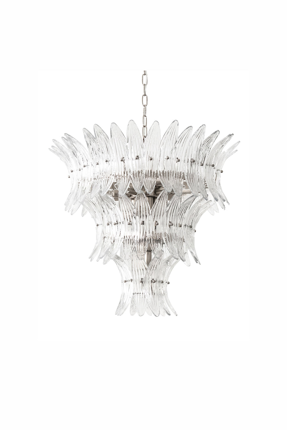 Ribbed Leaf Tier Chandelier Samu  Lamp