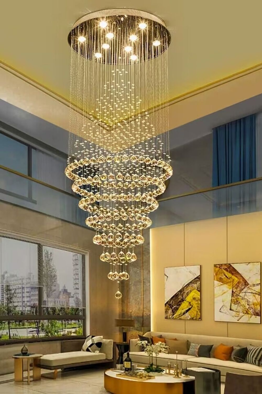 Ring Crystal Chandelier - SamuLighting