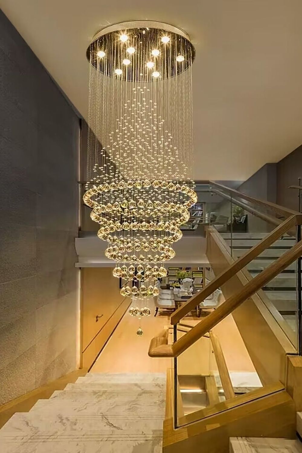 Ring Crystal Chandelier - SamuLighting