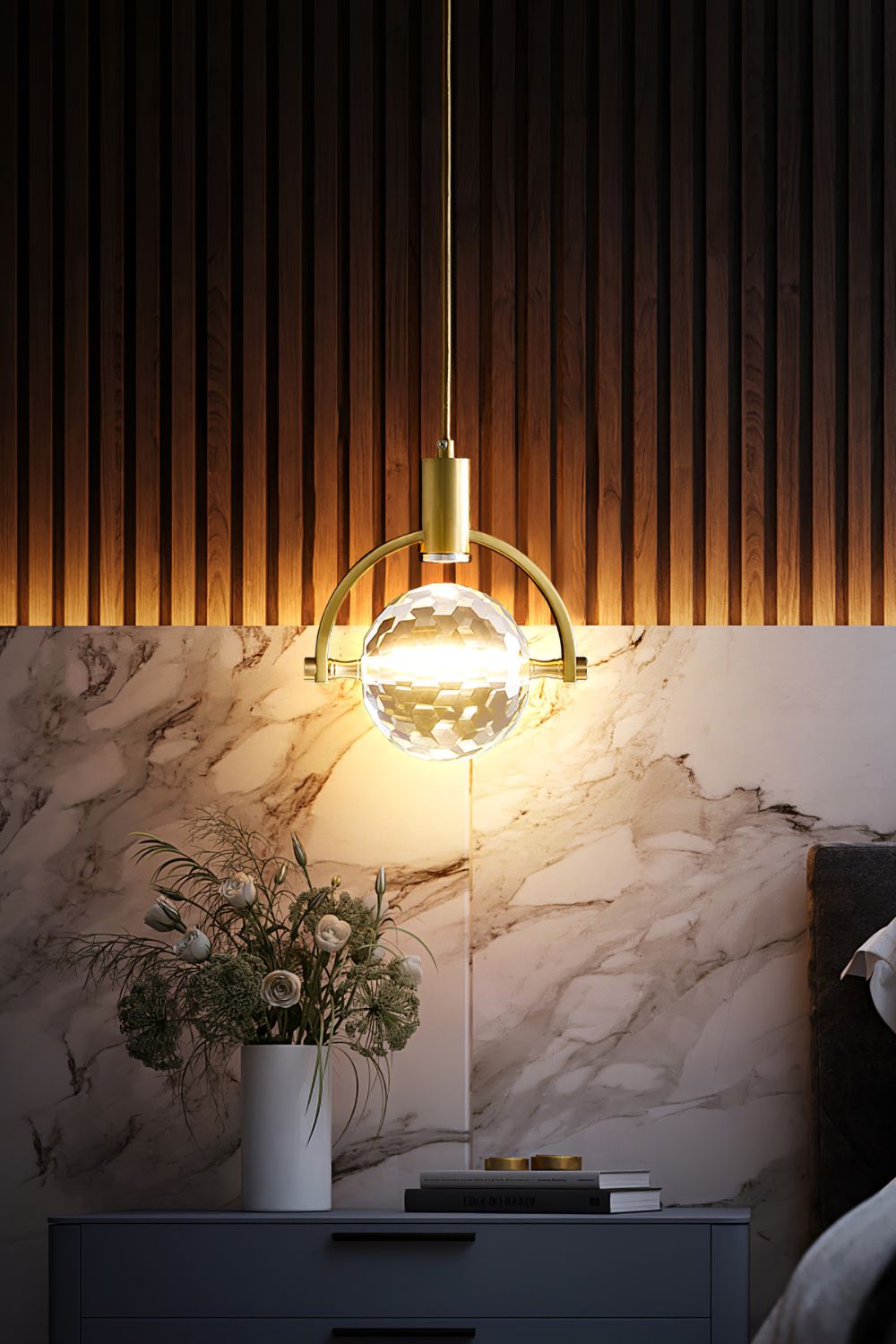 Ring Crystal Pendant Light - SamuLighting