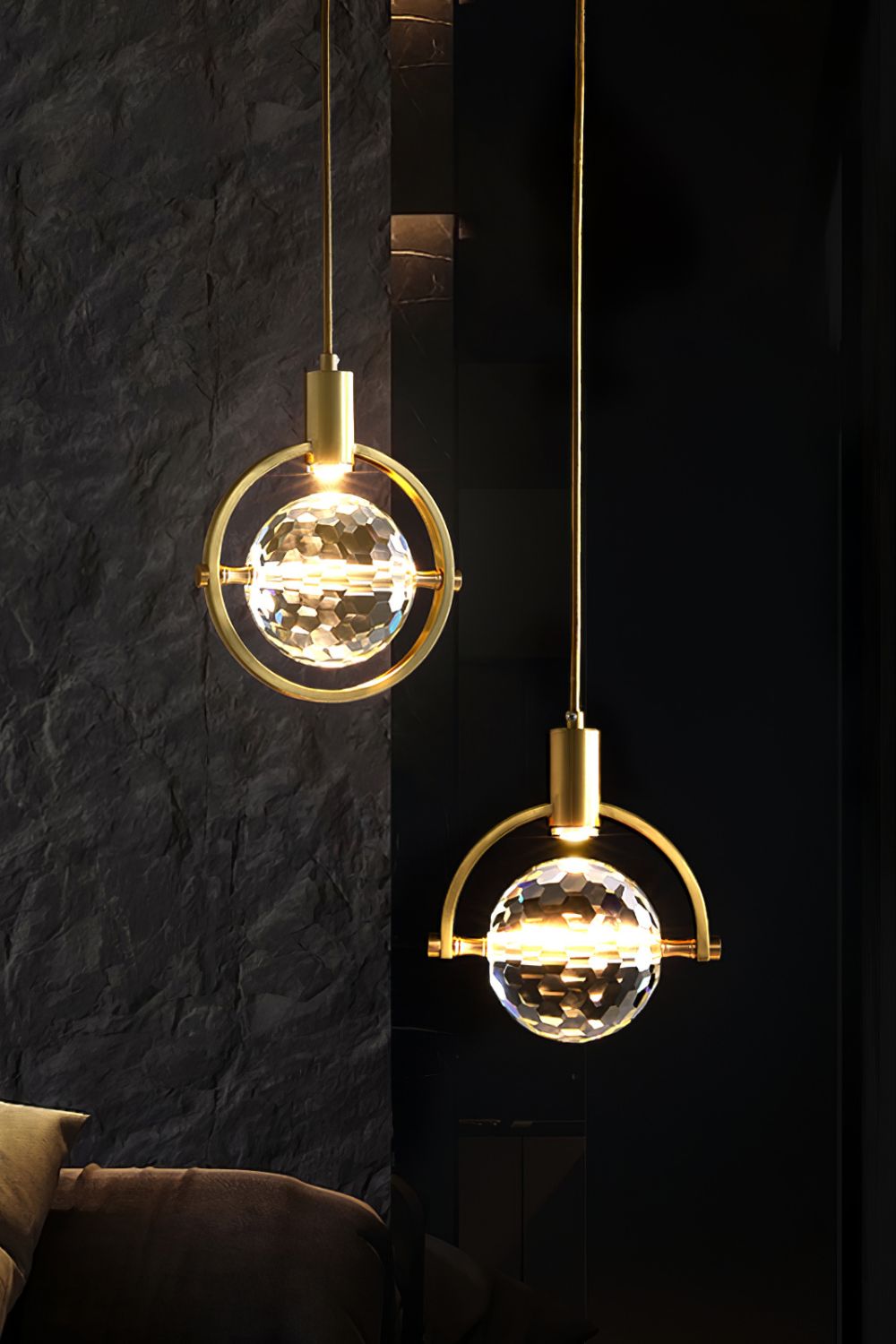 Ring Crystal Pendant Light - SamuLighting