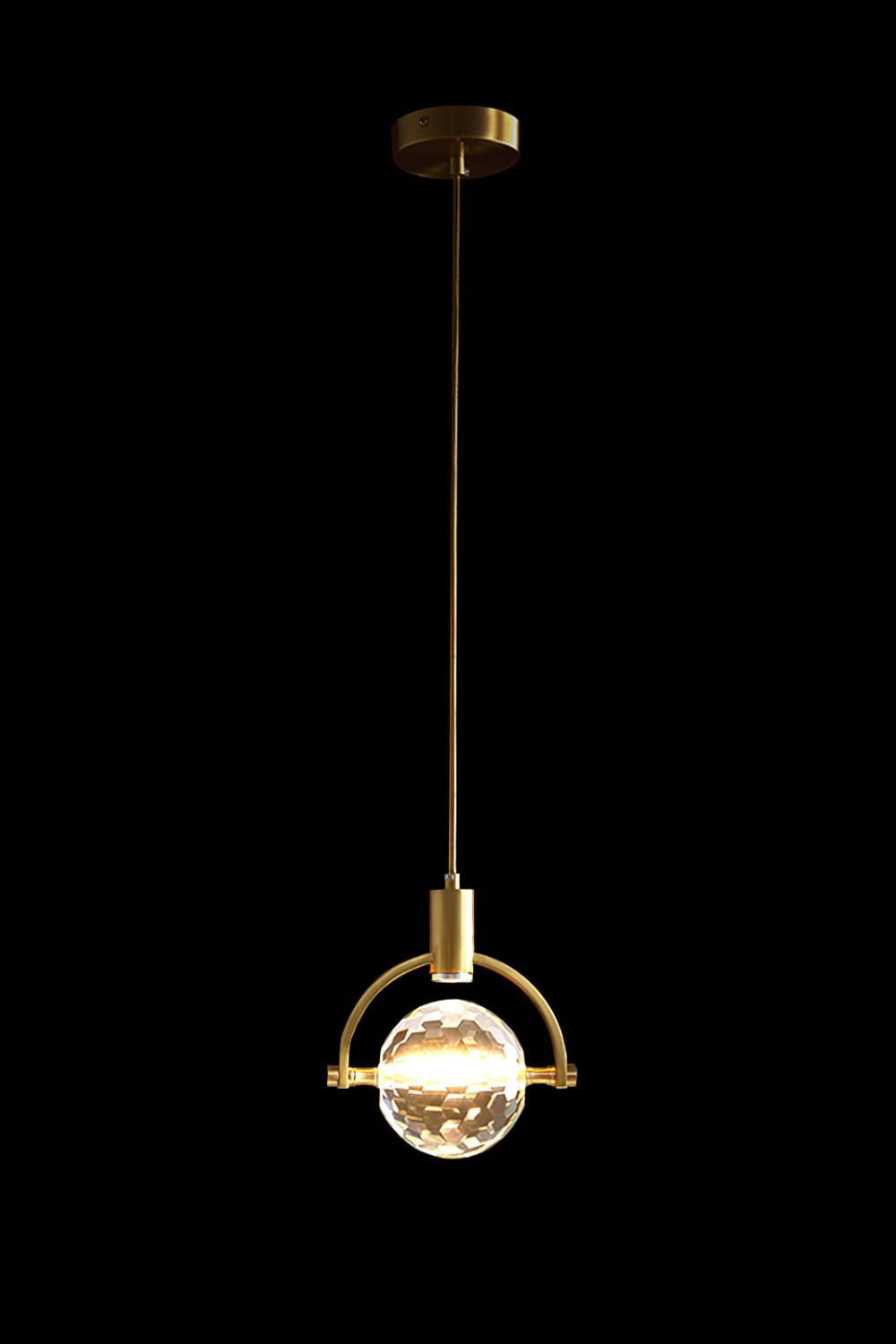 Ring Crystal Pendant Light - SamuLighting