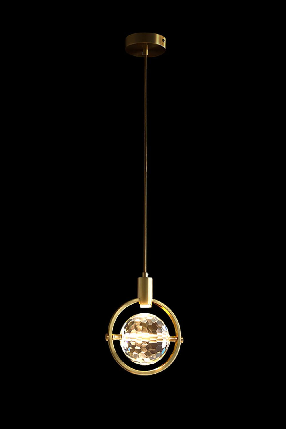 Ring Crystal Pendant Light - SamuLighting