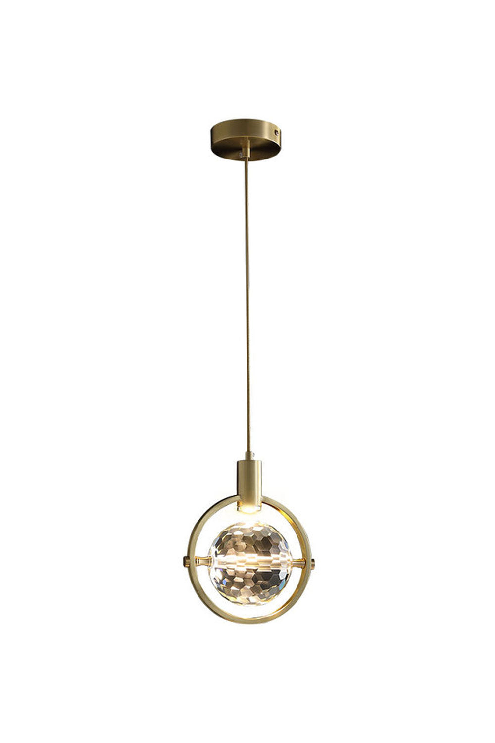 Ring Crystal Pendant Light - SamuLighting