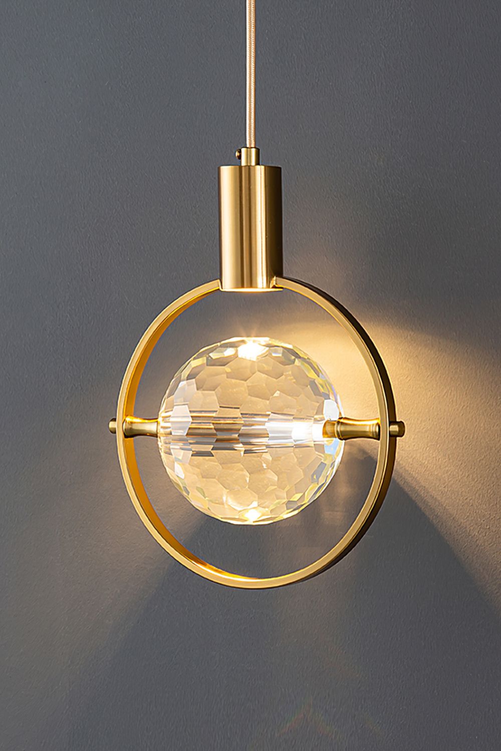 Ring Crystal Pendant Light - SamuLighting