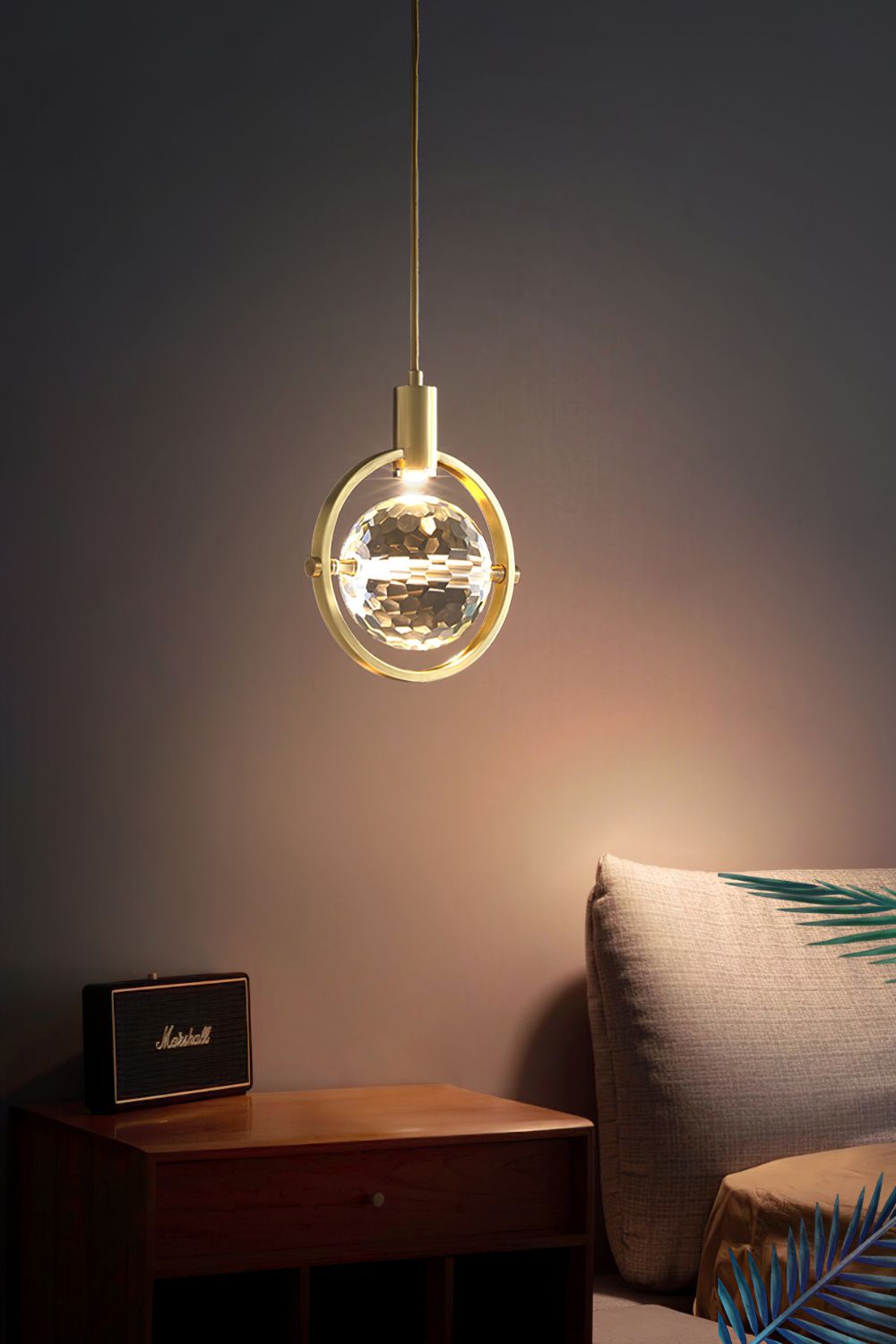 Ring Crystal Pendant Light - SamuLighting