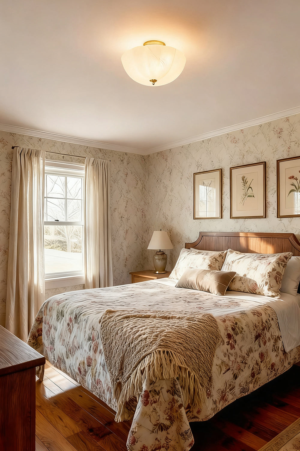 LumaGlass Semi-Flush Light