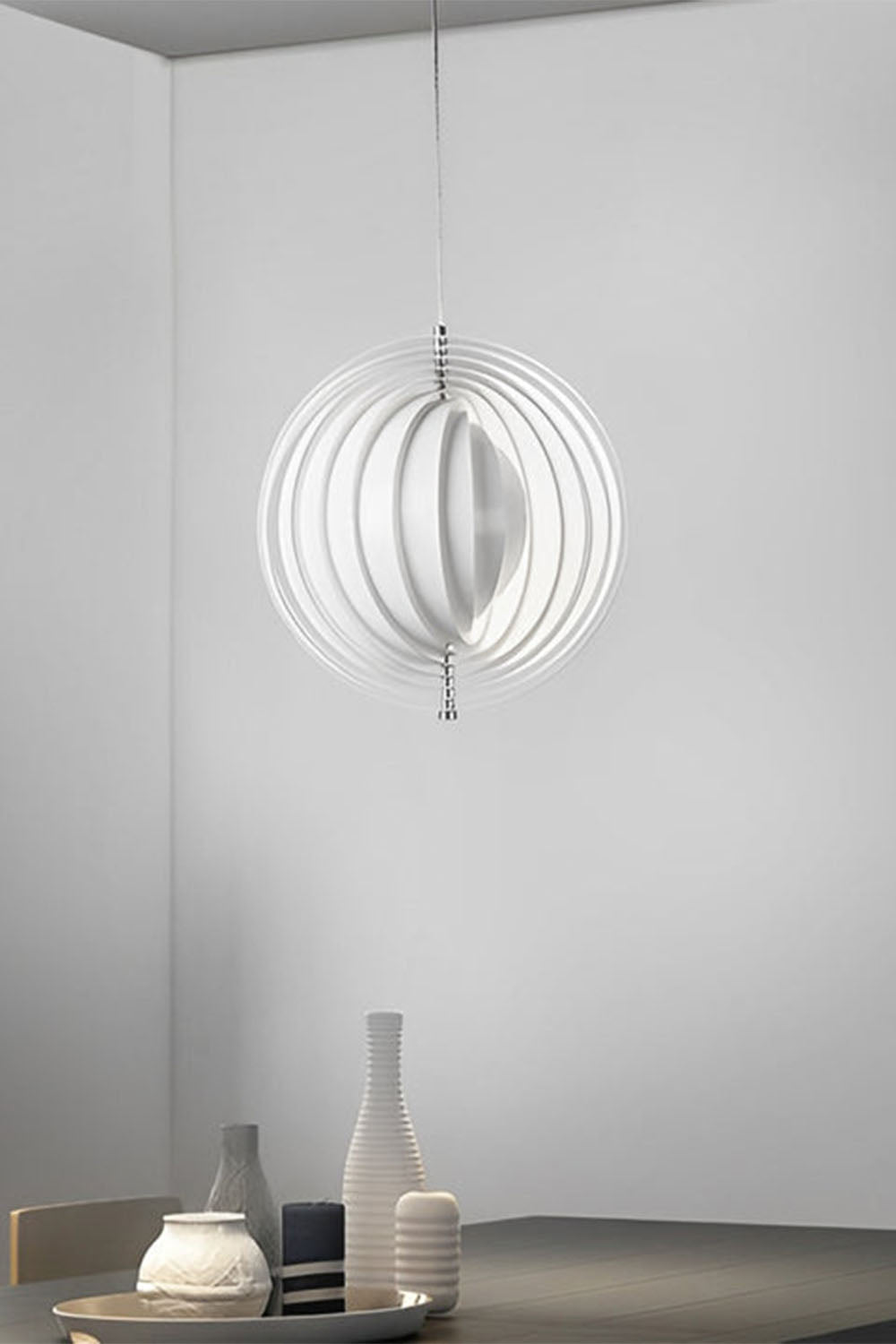 Rotating Moon Pendant Lamp