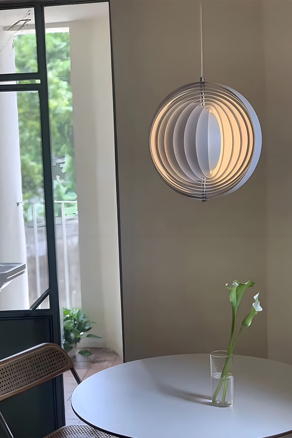 Rotating Moon Pendant Lamp