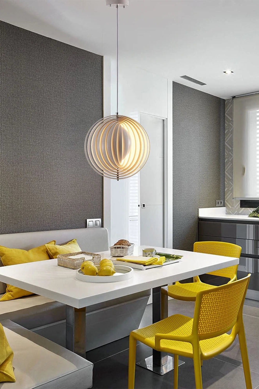 Rotating Moon Pendant Lamp