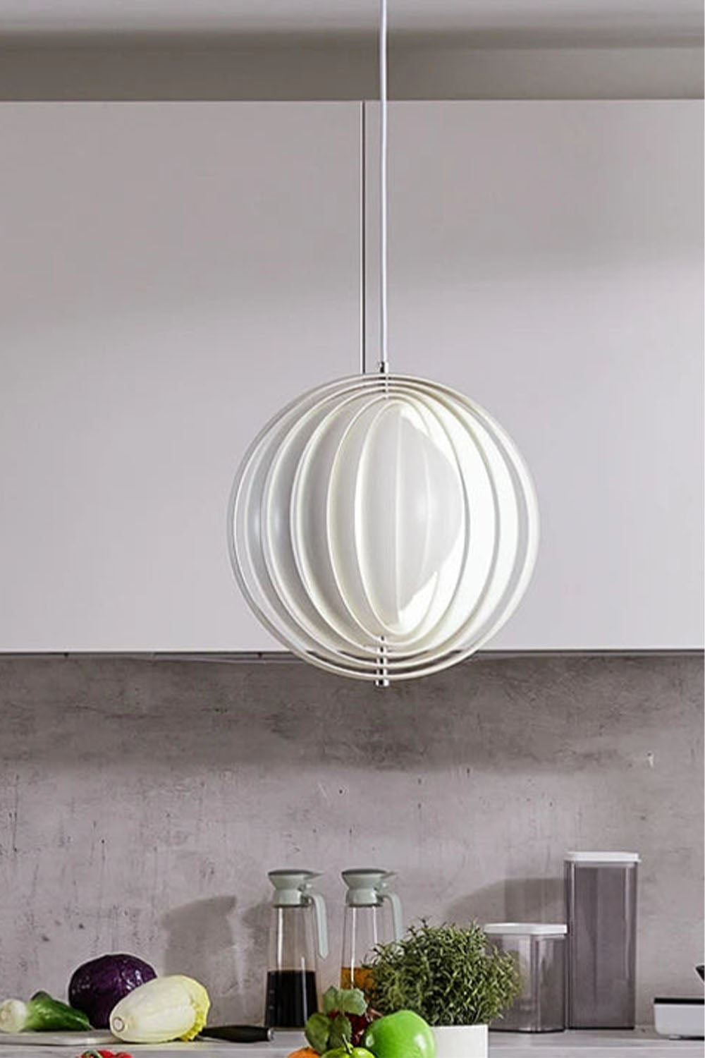 Rotating Moon Pendant Lamp
