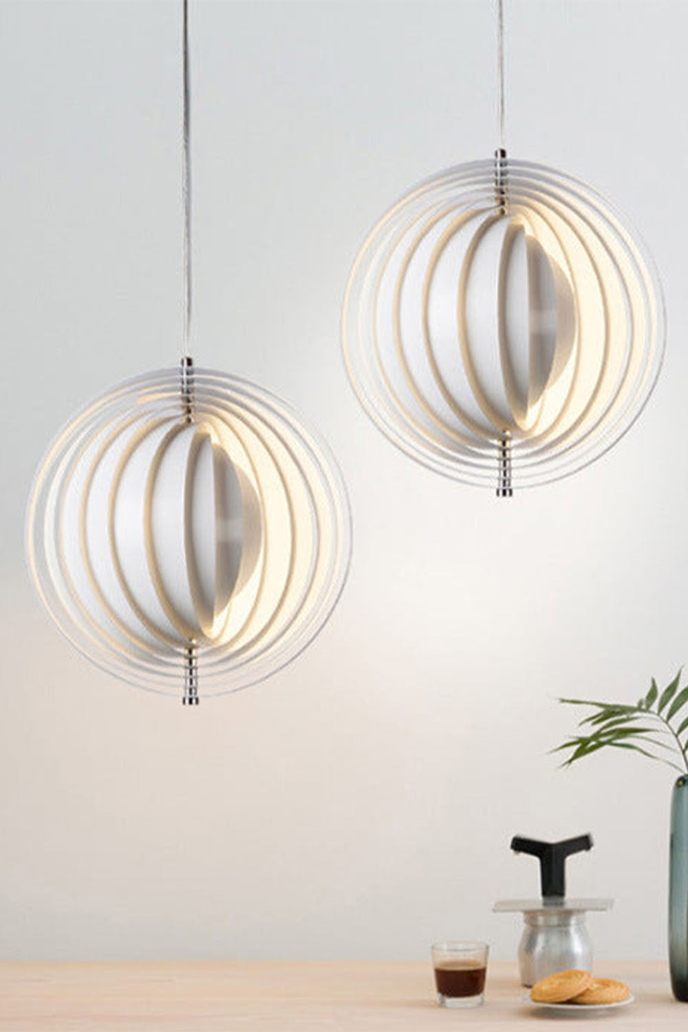 Rotating Moon Pendant Lamp