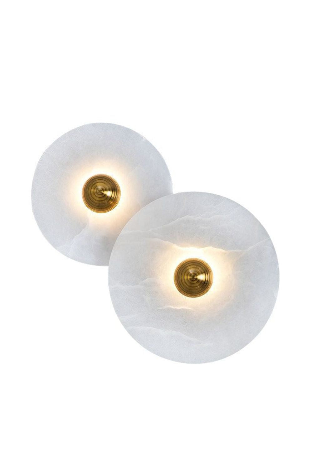 Round Alabaster Combination Wall Lamp - SamuLighting